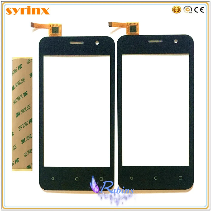 Syrinx 4 5 дюймов для Fly FS409 stratus 9 сенсорный экран дигитайзер стеклянная панель сенсор