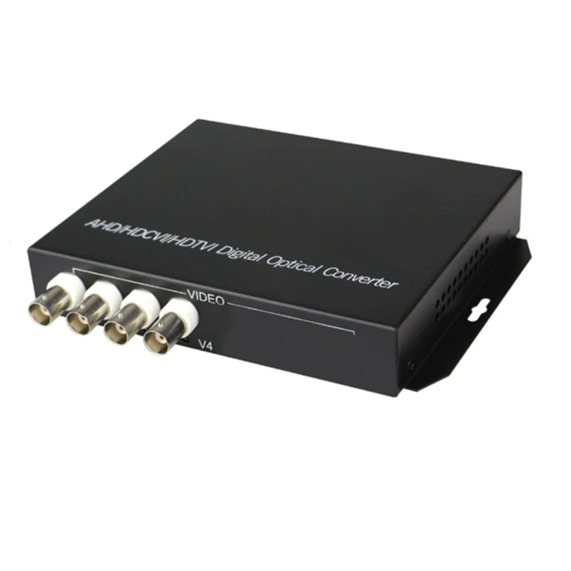 Высокое качество HD CVI 4 канала видео волоконно оптический передатчик + RS485 hdmi и