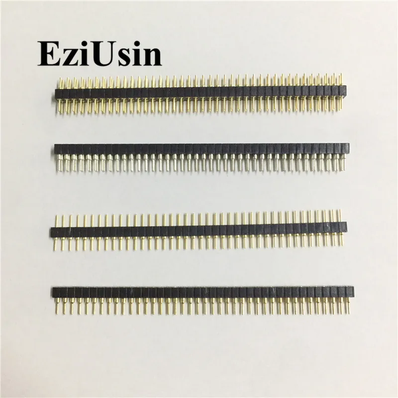 2 0 мм дюйма 1*40 Pin 2*40 P Однорядный/двухрядный штырьковый разъем с круглым штырьком