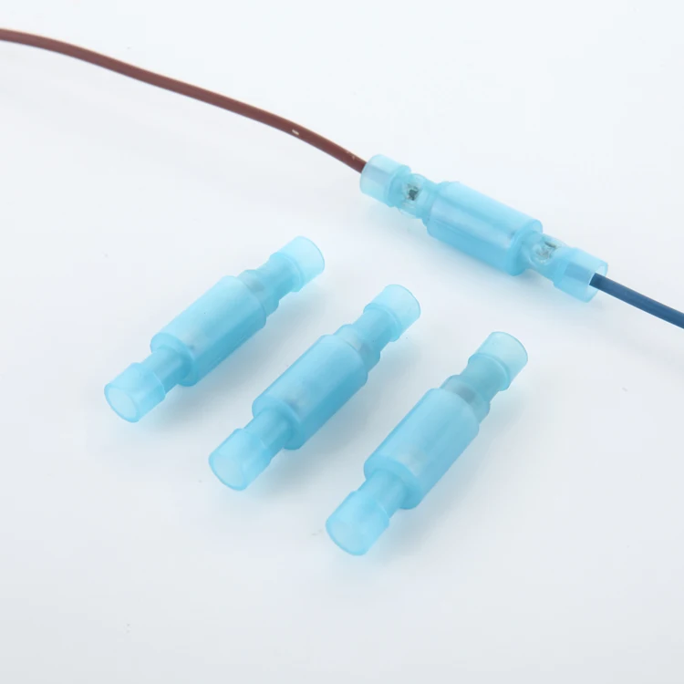 10 шт./лот цилиндрический штекер и гнездо цилиндрической формы синий