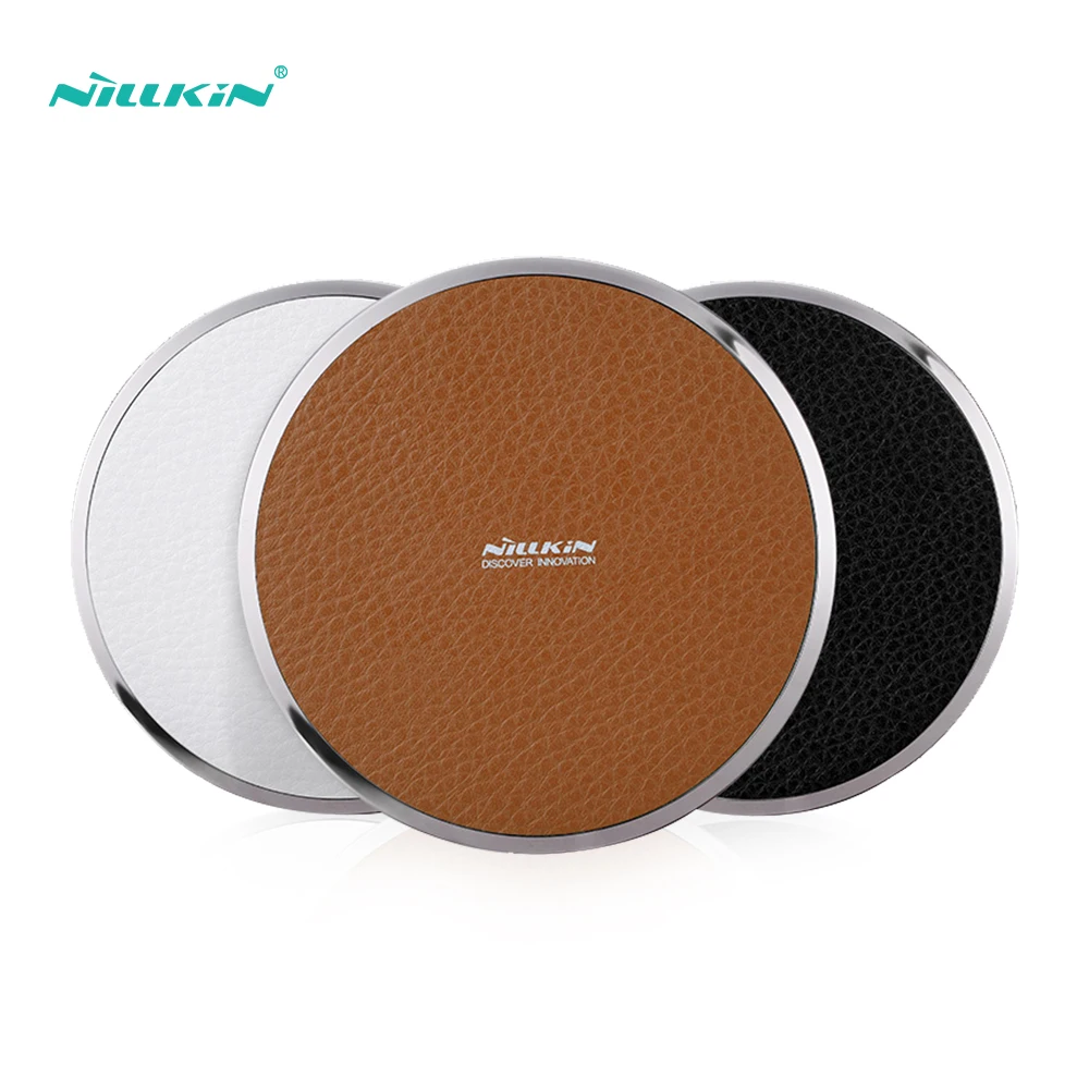

Nillkin 10W PU Leather Qi Fast Wireless Charger Pad for iPhone 11 Xs Max X for Samsung Note 10 10+ S10 S9 for Huawei for Xiaomi