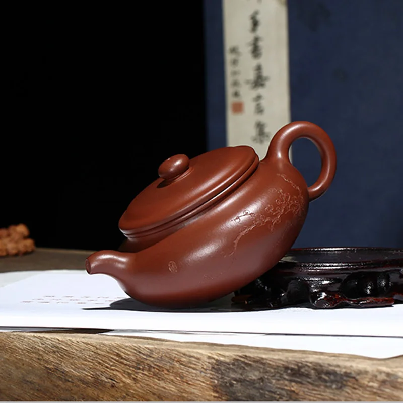 300cc Authentic Yixing Teapot Master Handmade Plum Antique Pot Chinese Health Purple Clay Tea Zisha Set Teaware Kettle | Дом и сад