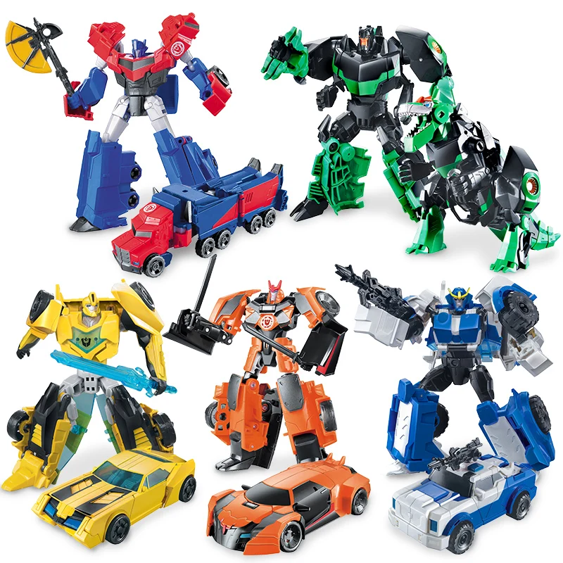 18 см игрушки Трансформеры Робот динозавр автомобиль Autobot модель экшн Фигурки