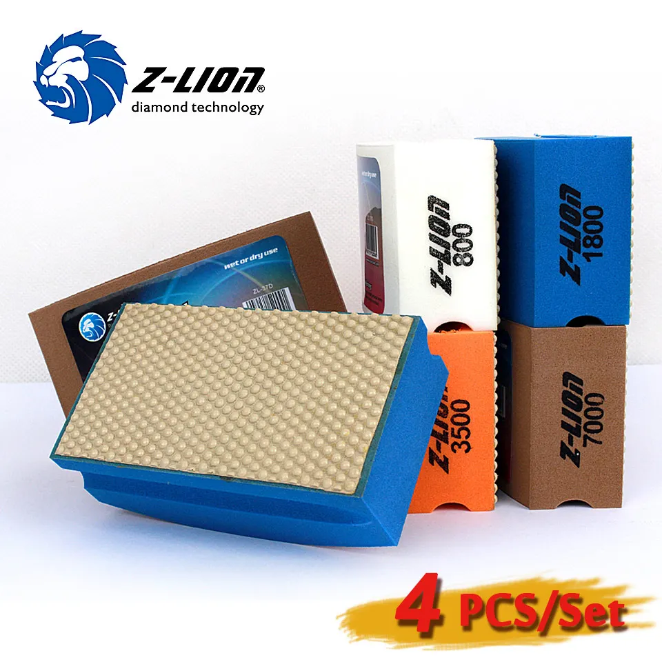 Z-lion 4 шт./упак. заводское хорошее качество смола Алмазная ручная полировальная