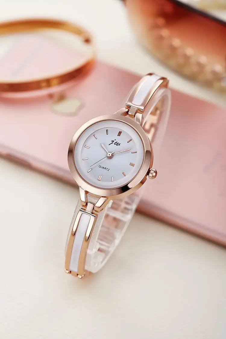 rose gold Брендовые женские часы, наручные часы с кристаллами из сплава, ЖЕНСКИЕ НАРЯДНЫЕ часы, подарок, женские золотые Модные Роскошные Кварцевые часы, женские часы - Цвет: rose gold