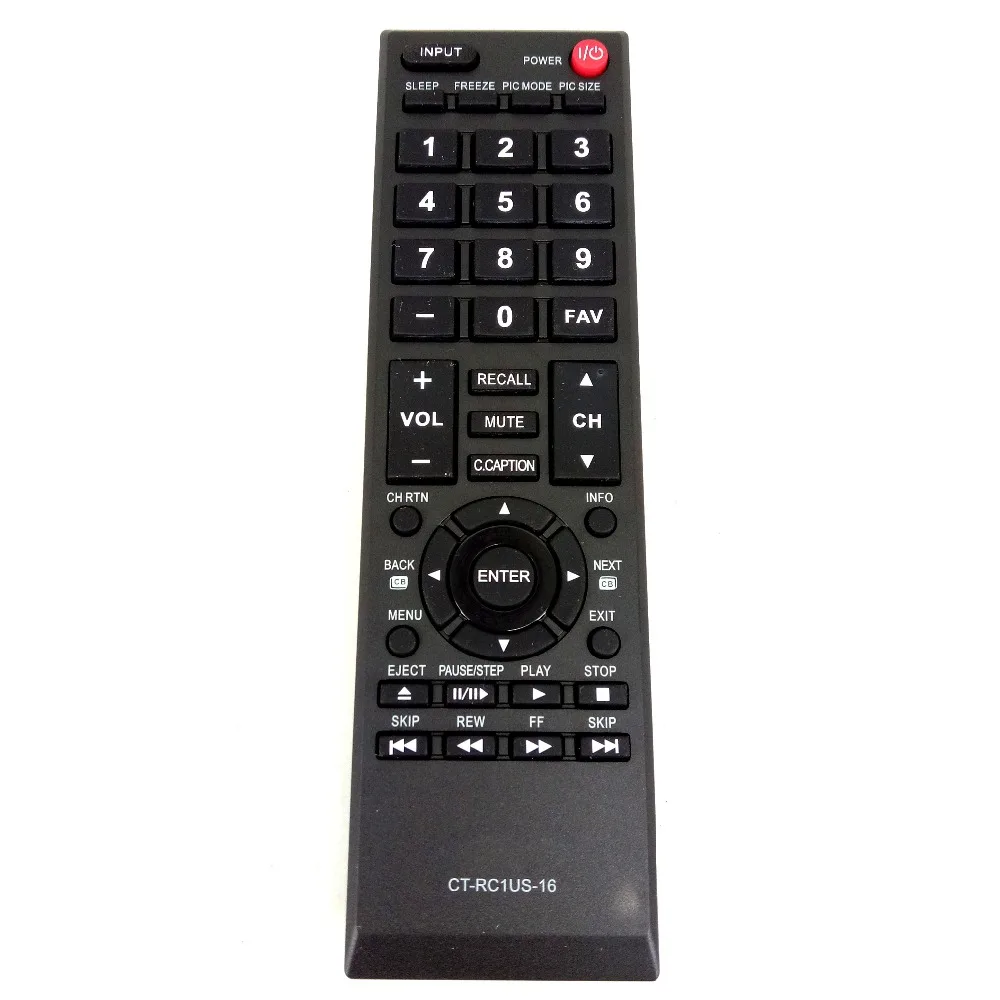 Новый оригинальный для Toshiba TV пульт дистанционного управления CT RC1US 16 40L310U 32L110U