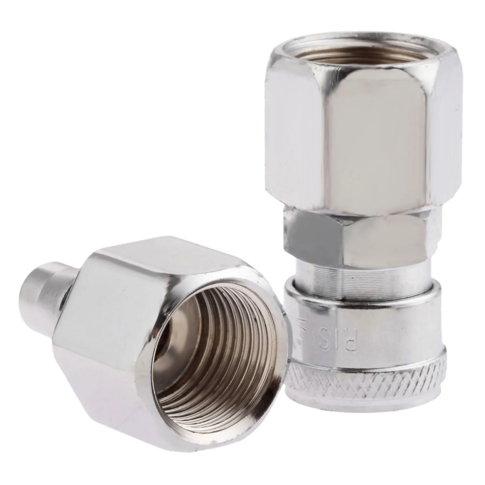 2Pcs Iron Pneumatic Euro Air Line Hose Compressor Connector Quick Release 1/2&quot BSP Female Coupler Fittings SF40 PF40 | Обустройство