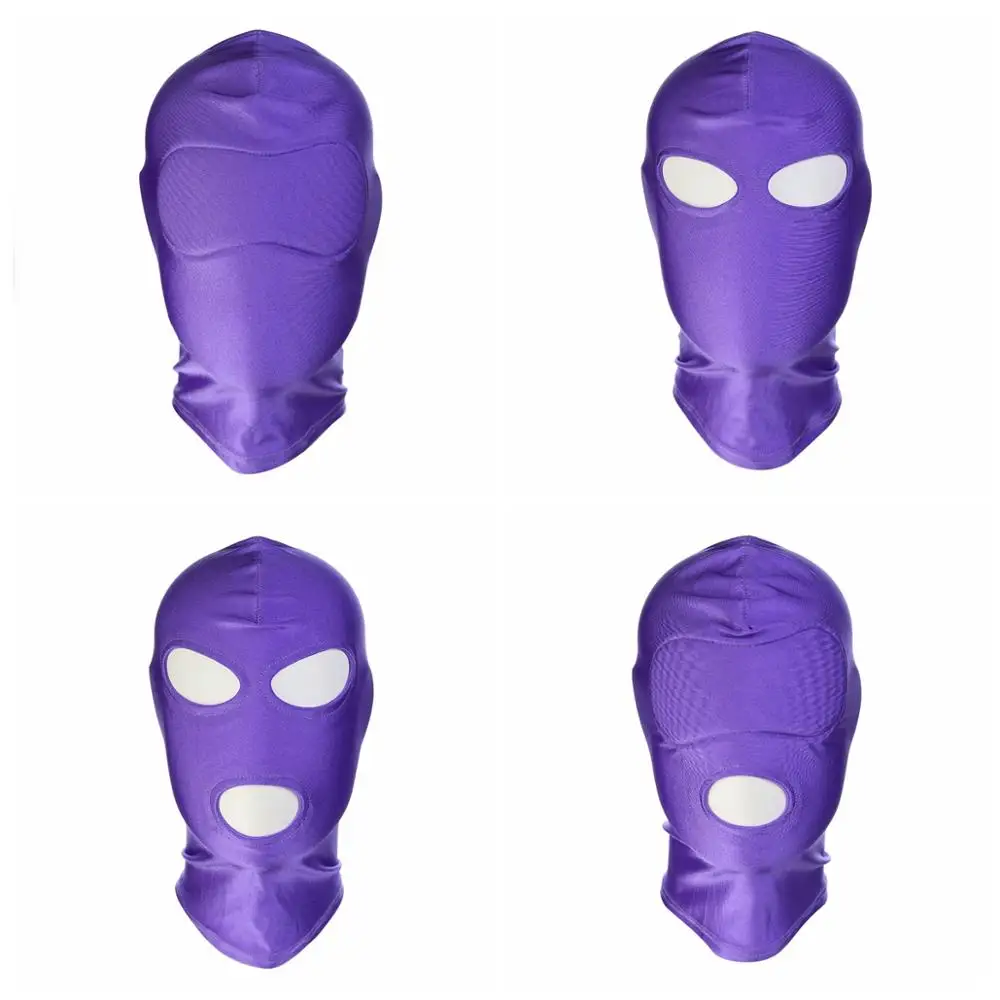 LoveFun 4 комплекта дышащий чехол для лица спандекс зентай костюм маска с капюшоном