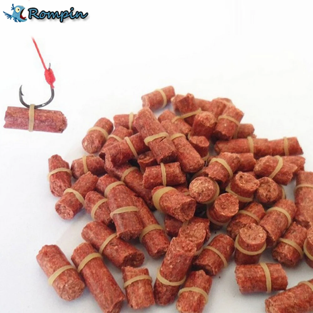 

Rompin diameter 3.5mm 60~70Pcs/bag Red Smell Grass Carp Baits Coarse Fishing Baits Fishing Lures