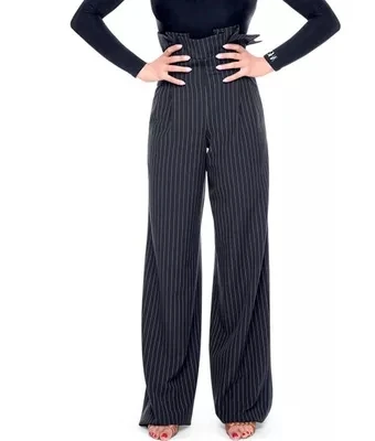 Новинка 2018 сексуальные брюки для латиноамериканских танцев черные штаны бальных