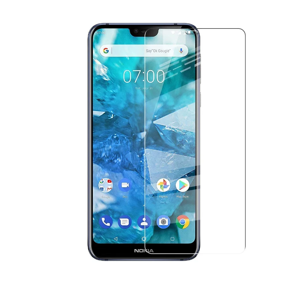 2-PACK For Nokia 7.1 Tempered Glass Screen Protector Ultra Slim 9H Protective Anti-Scratch Film Guard 2018 | Мобильные телефоны и