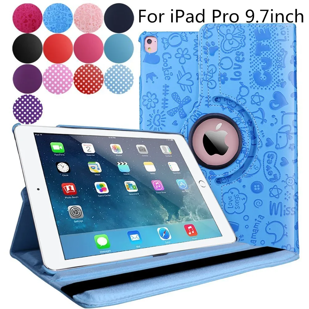 CucKooDo 360 Degree Rotating Stand Series Smart Defender Cover Case for Apple iPad Pro 9.7 inch with Auto Sleep / Wake Feature | Компьютеры