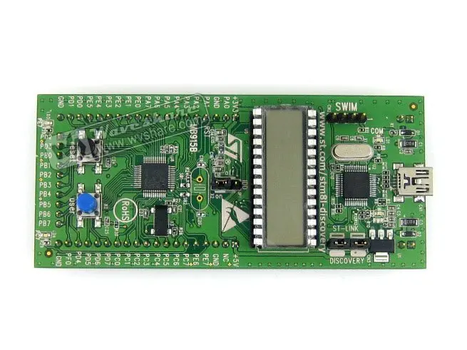 STM8 плата STM8L-DISCOVERY STM8L152C6T6 STM8L оценочная макетная набор открытий встроенный ST-Link |