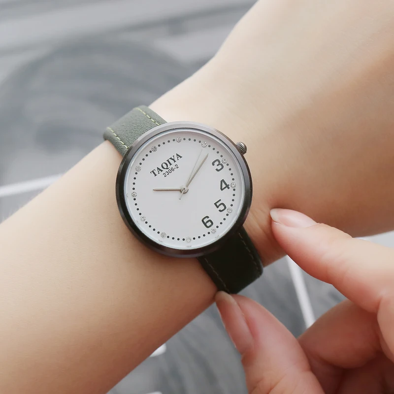 Relojes Para Mujer модные повседневные Дамские Кварцевые часы с маленьким номером ремня