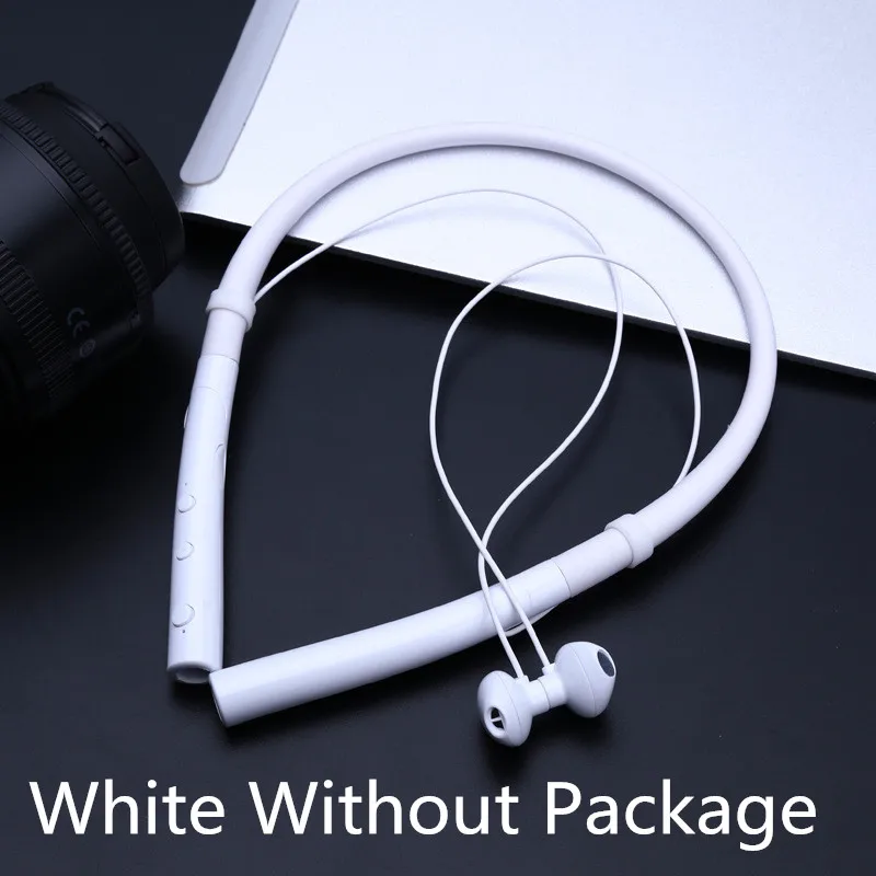 White No Package Q14 Bluetooth наушники беспроводные наушники с шейным ремешком стерео гарнитура с защитой от пота магнитные наушники для телефона iPhone Xiaomi LG - Цвет: White No Package