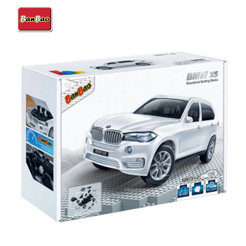 Конструктор для детей BANBAO BMW X5 белый 6803-2 | Игрушки и хобби