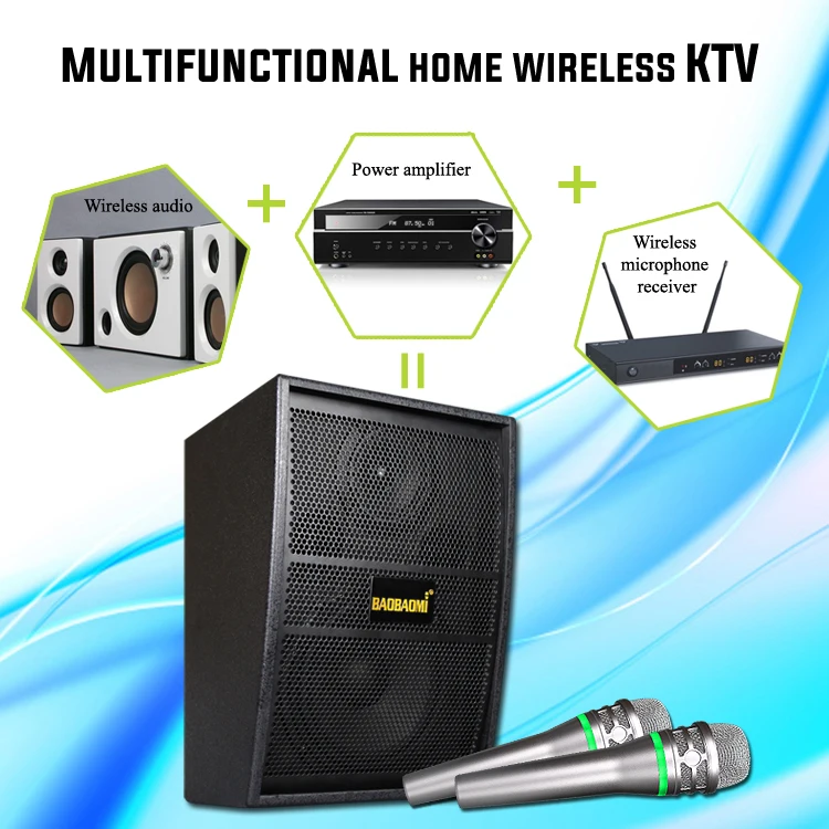Портативный UHF Bluetooth беспроводной микрофон B9 встроенный усилитель мощности