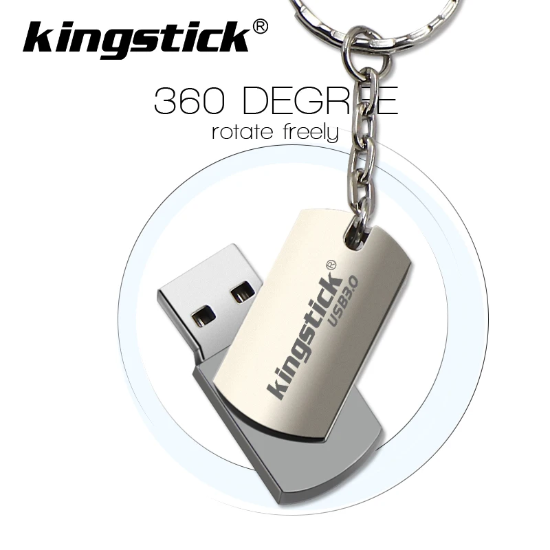 Kingstick, металлический флеш-накопитель USB 3,0, 4 ГБ, 8 ГБ, флешка, 16 ГБ, 32 ГБ, 64 ГБ, 128 ГБ, флеш-карта памяти, 3,0 USB, флешка, флешка, u-диск