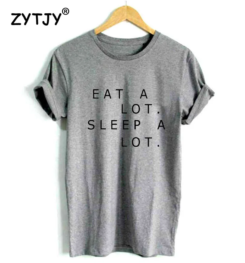 Новая женская футболка с надписью Last Clean Eat A Lot Sleep хлопковая Повседневная