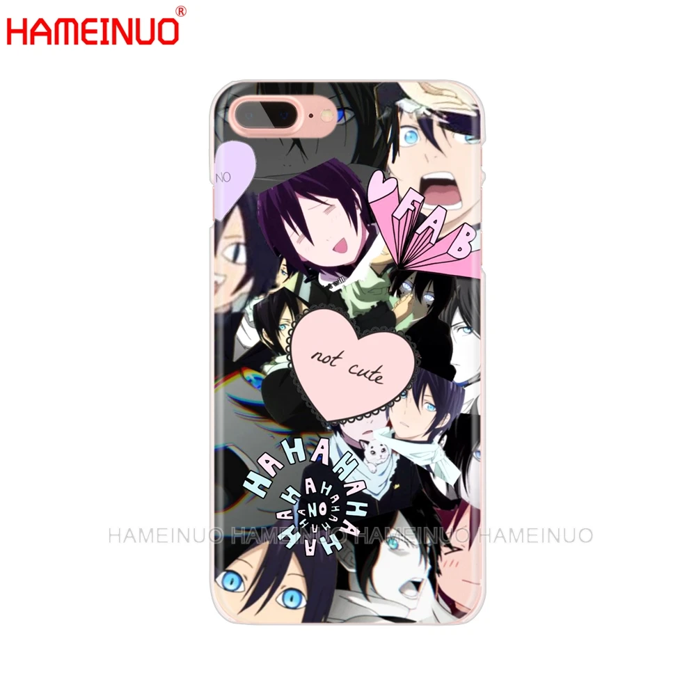 HAMEINUO Noragami аниме крутой чехол для сотового телефона iphone X 8 7 6 4 4s 5 5s SE 5c 6s plus|Бамперы|