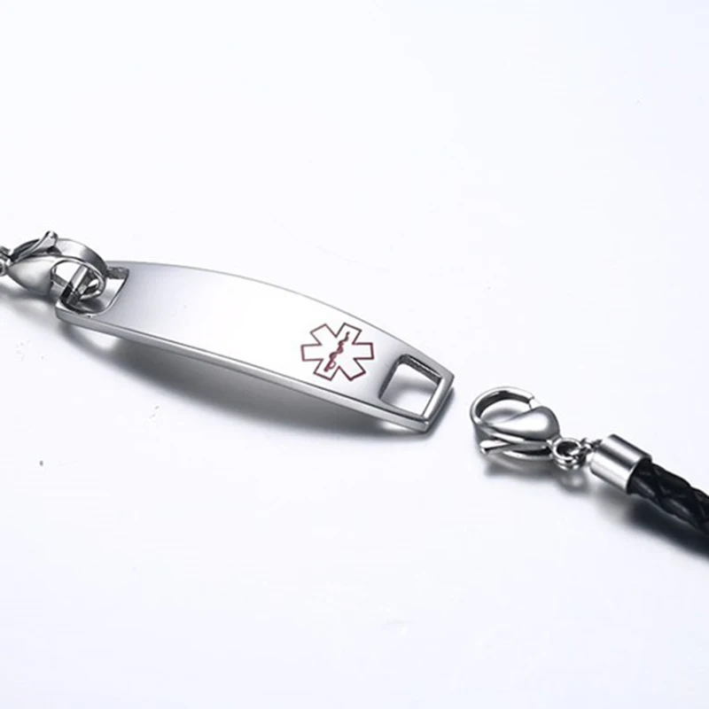 Короткий браслет-веревка из полиуретана для мужчин и женщин металлический