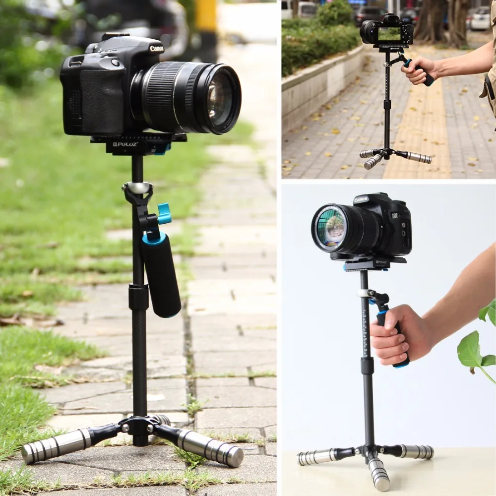 PULUZ стабилизатор из углеродного волокна для DSLR портативный легкий устойчивый