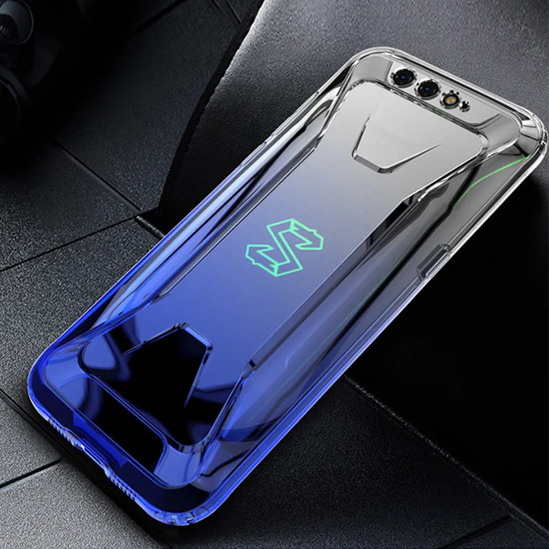 Chyi чехол для xiaomi black shark 2 Чехол Мягкий силиконовый ультратонкий ТПУ чехол - Цвет: Clear Blue