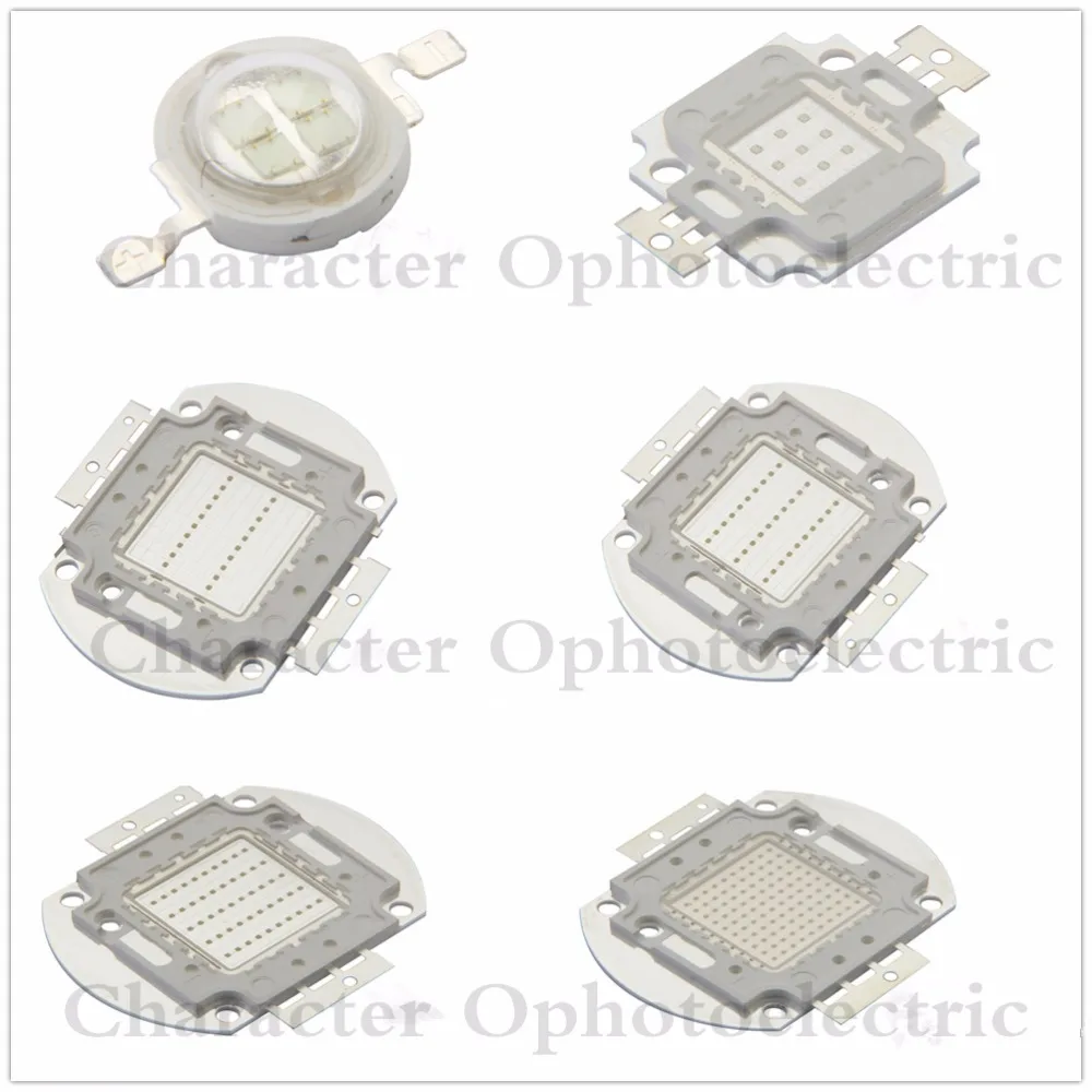Светодиодный чип высокой мощности для выращивания растений 100 нм 1 Вт 3 5 10 20 30 50