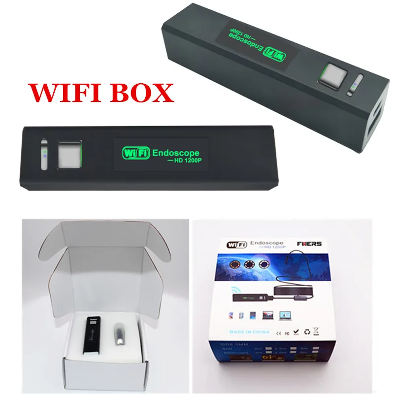 Золотой безопасности 1200 P эндоскопа Камера USB Wi Fi эндоскоп инспекции полужесткие