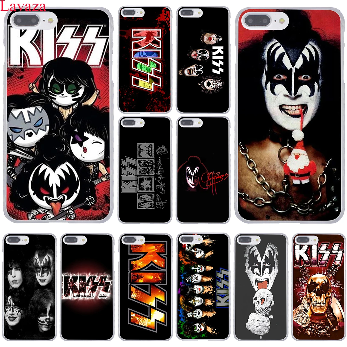 Жесткий чехол для телефона Lavaza Gene Simmons Kiss band iPhone XR XS X 11 Pro Max 10 7 8 6 6S 5 9 SE 4 8|phone cases|case