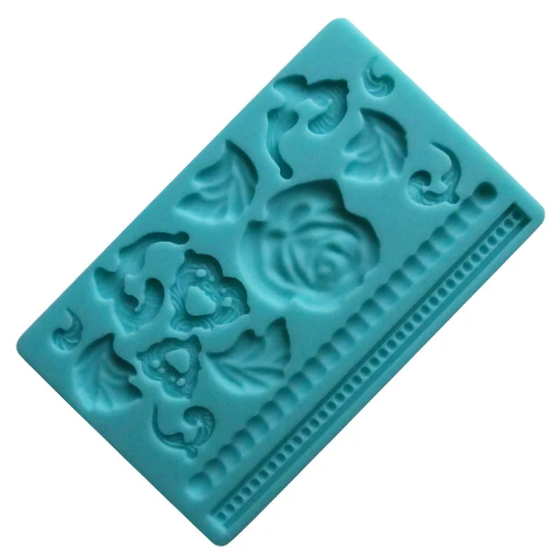 Формы для цветочных листьев 3d Diy практичная силиконовая форма украшения тортов