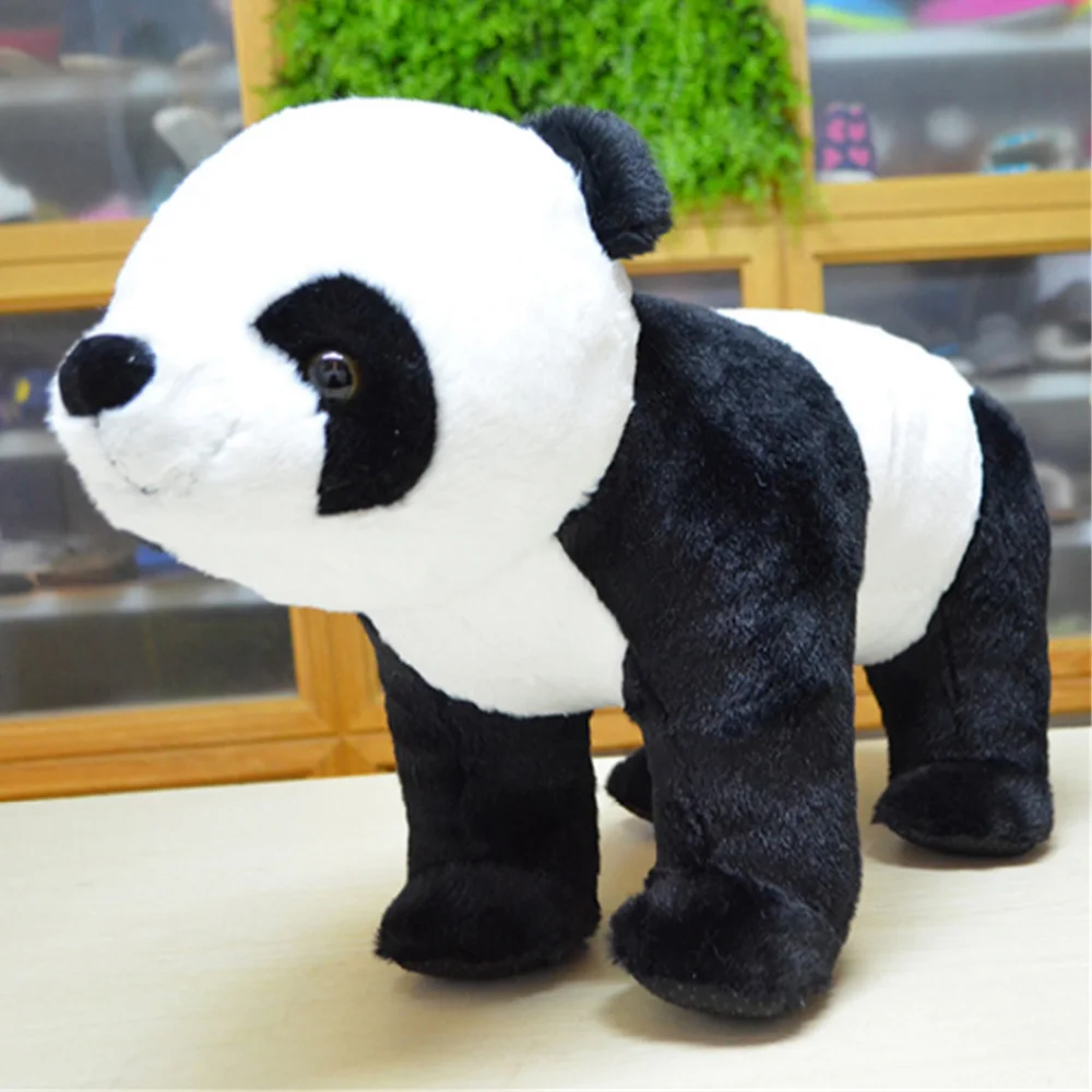 

Fancytrader Realistic Animal Panda Plush Toy Chair Stuffed Pandas Sofa Can Ride on Children Gift Decoration 52x27x21cm