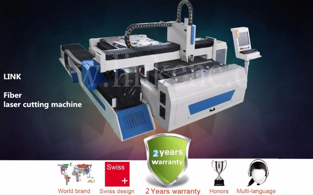 Высоковолоконный лазерный режущий станок для металлов l cnc волоконный 500 Вт 1000 2