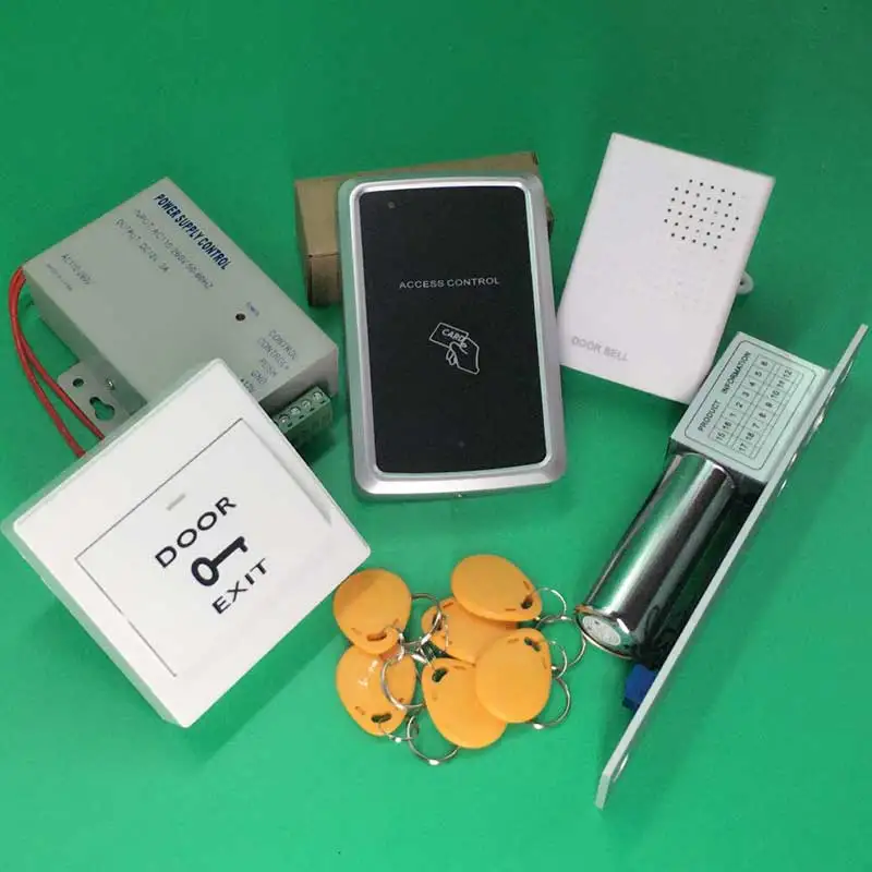 RFID Door Access Control System Kit Set Electric Bolt Lock + Power Supply Proximity Entry keypad | Безопасность и защита