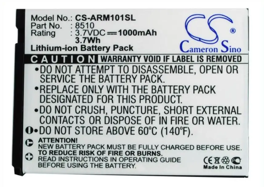 

Cameron Sino 1000mah battery for AURO Classic 8510 Mobile, SmartPhone Battery