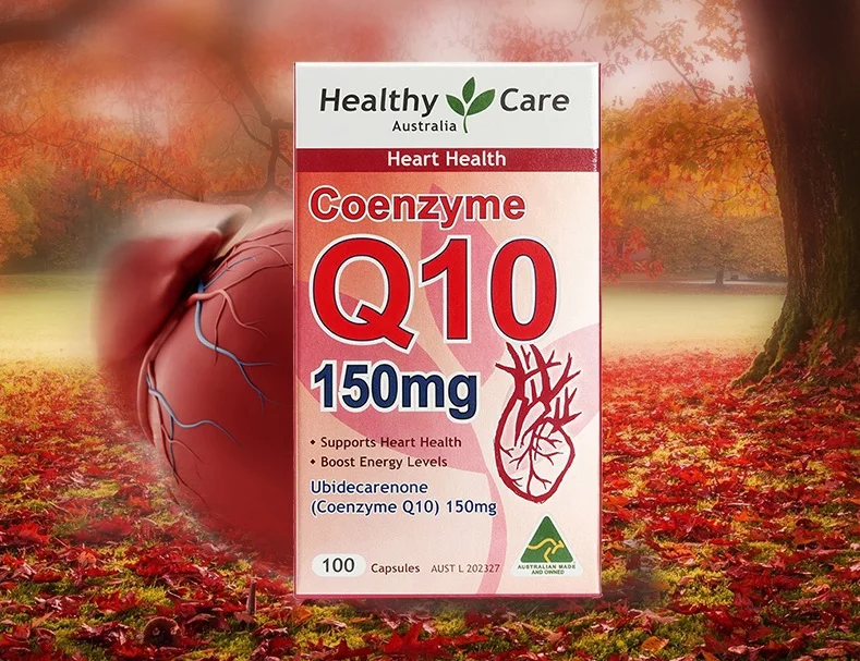 Австралия Здоровый Уход коэнзим Q10 Ubiquinone Поддержка здоровья сердца здоровая Иммунная сердечно-сосудистая система свободный радикальный Мусорщик
