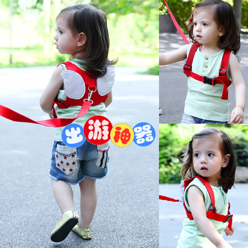 

Cute Angel Style Children Safe String 1.2 Meters Long Cord Traction Rope Anti Lost Baby Children Safety Belt Free Shipping