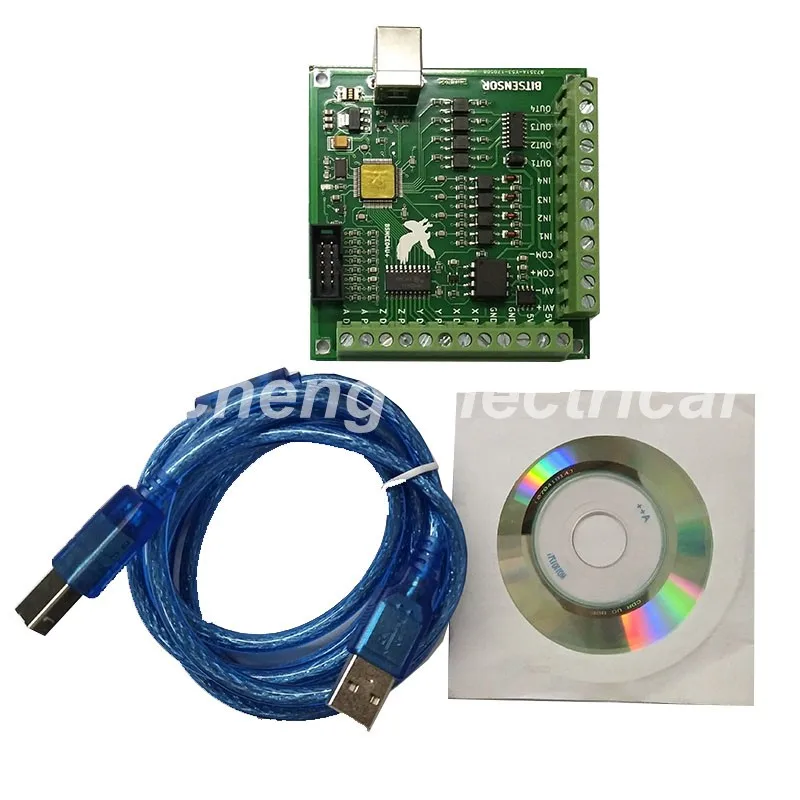MACH3 USB 4 оси 100 кГц шаговые двигатели управление сервомотором карты коммутационная