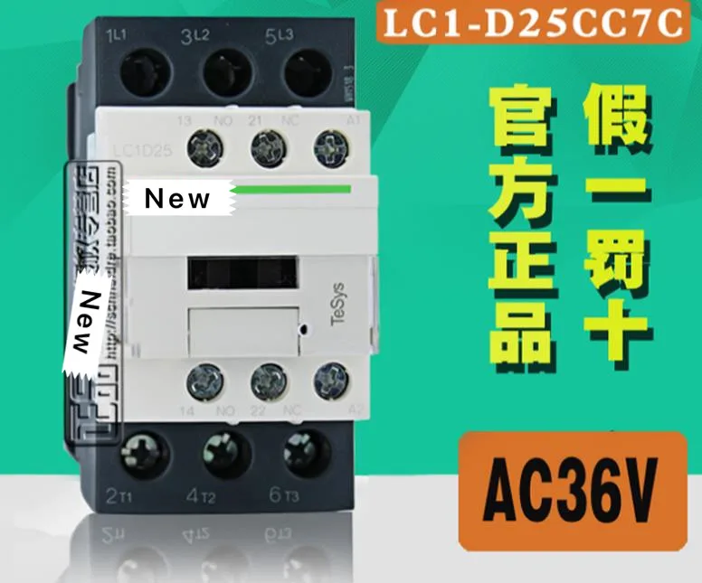 

100%New Original In box 1 year warranty LC1D25CC7C LC1-D25CC7C AC36V 25A