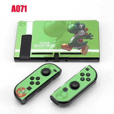 Жесткий чехол для nintendo Switch nintendo s Switch Console, пластиковый чехол Nitendo для NS nintendo Switch Joycon, аксессуары для наклеек - Цвет: A071
