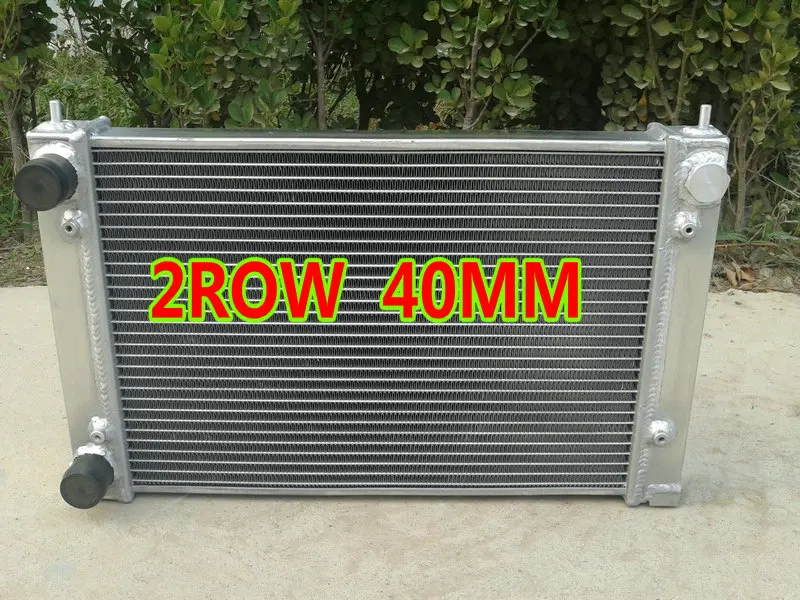 40mm aluminum racing radiator for Corrado Scirocco VW Cabriolet Golf MK2 MK II 1.6 8V and 1.8 16V MT 1981-1995 kit 82 84 86 89 | Автомобили