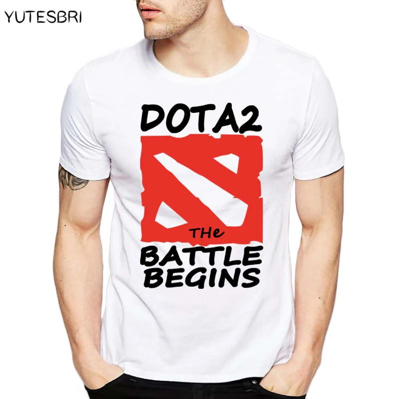 Игровая команда NAVI and DOTA sign design футболка с коротким рукавом повседневные топы