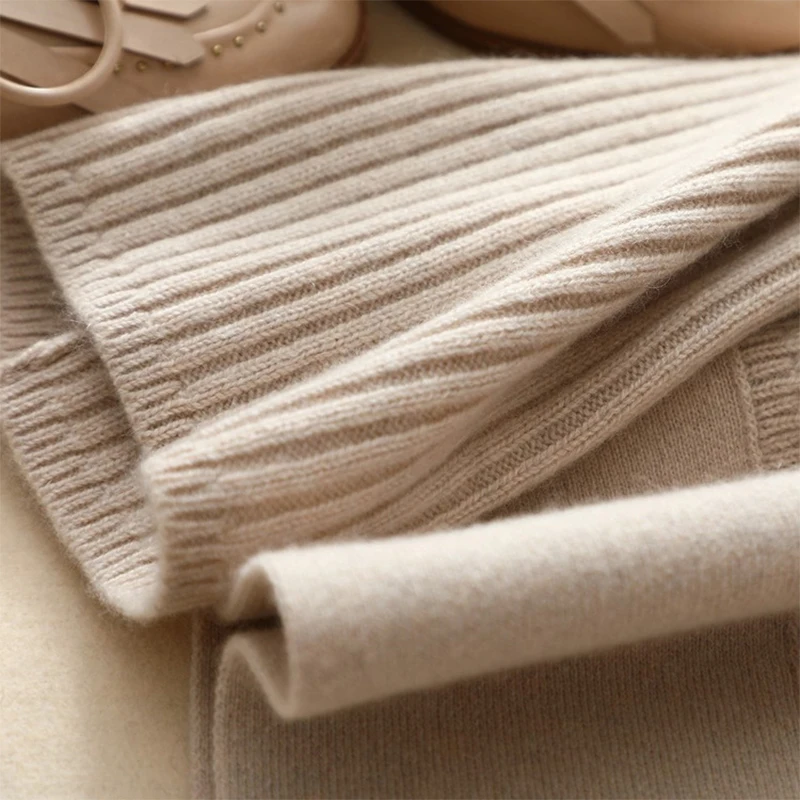 Shuchan Women Sweaters And Pullovers 2018 Winter 100% Cashmere Sweater Solid Casual Female Autumn Highstreet | Женская одежда