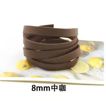 NO.24 8 мм PU кожаный ремень сумки ручки для DIY швейная сумка пряжки части аксессуары шнур из искусственной кожи полосы Вере - Цвет: NO.24
