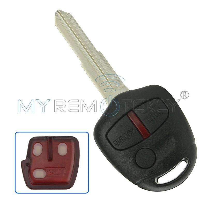 Outlander Lancer 3 кнопочный дистанционный ключ MIT11 434 МГц с 46LCK чипом для Mitsubishi key remtekey|button