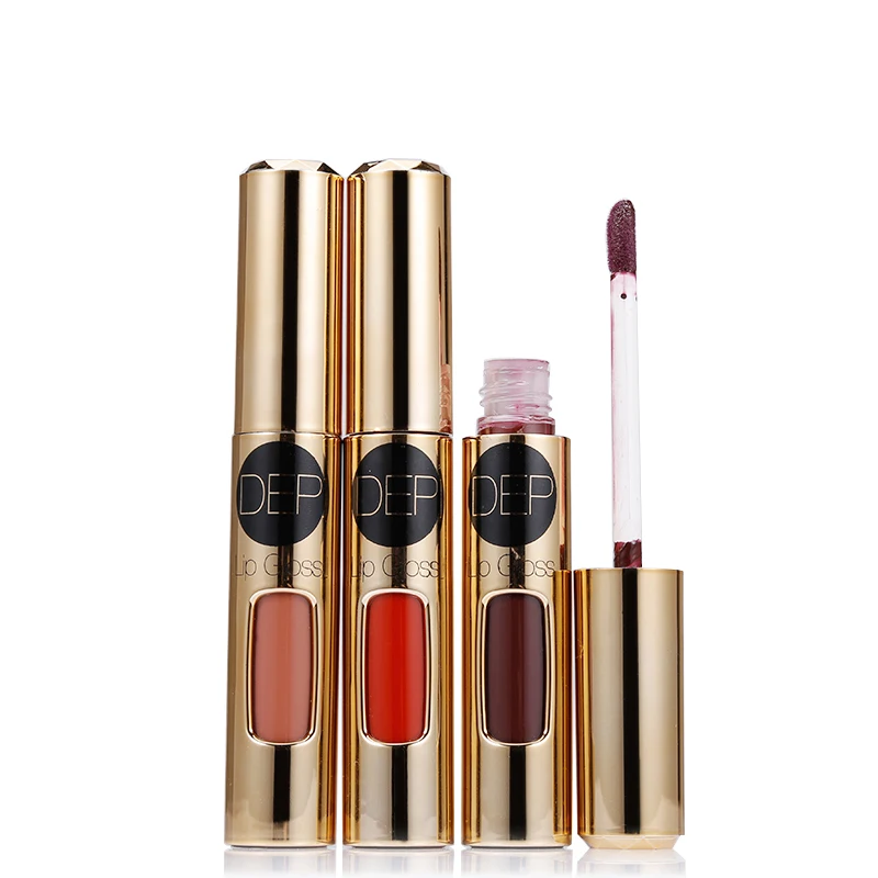 Новое поступление брендовый Макияж матовая не липкая чашка набор блесков для губ