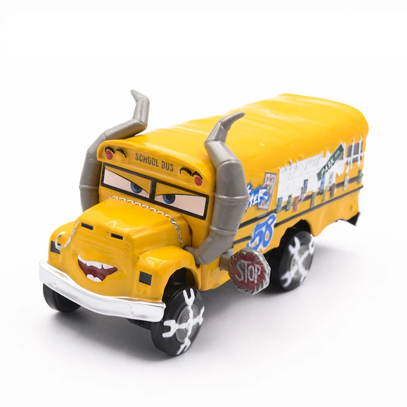Редкие новые модели машинок Disney Pixar Тачки 3 школьный автобус мисс фриттер из