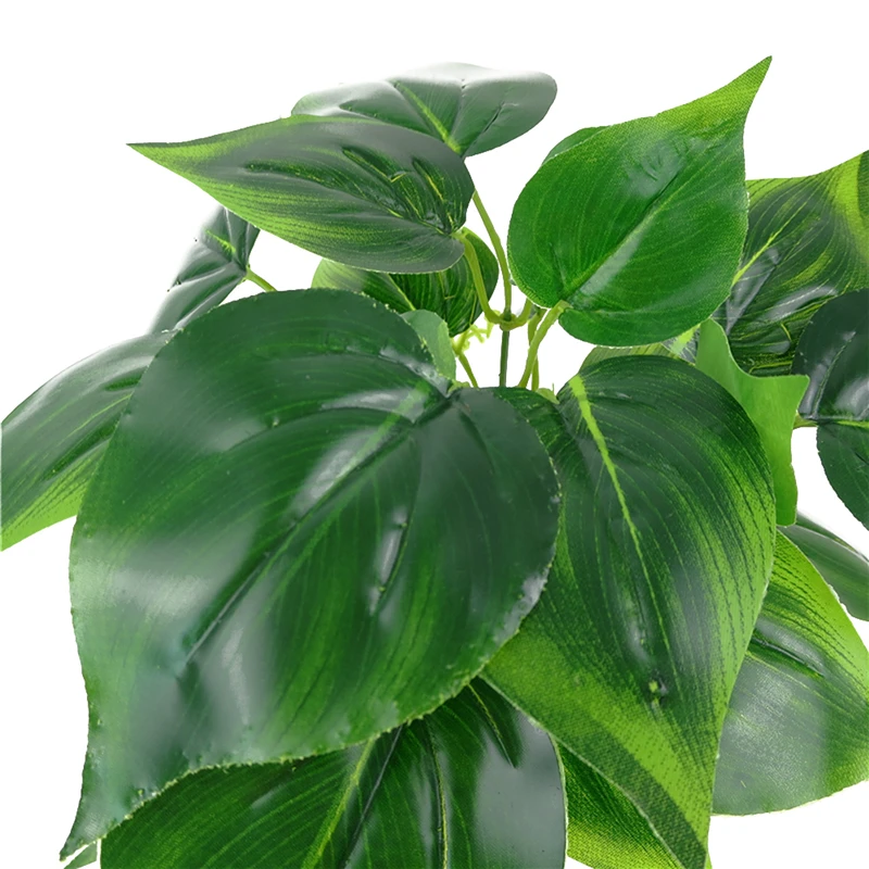 5 веток искусственный сциндапсус Aureus Evergreen Leaf домашний декор имитация