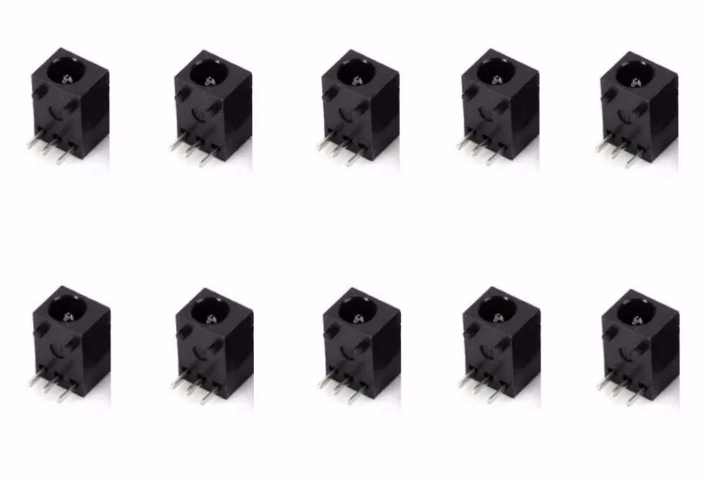 DC Мощность 3Pin Разъем питания DC003 иглы 1 3 мм DC-003 5*1 5 шт. | Обустройство дома