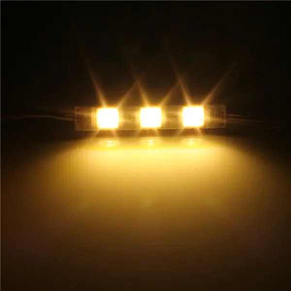 1000pcs DC12V 5630/5730 SMD 3 LED Module Injection Waterproof IP55 Decorative Hard Strip Bar Light Lamp White Red Green Blue | Лампы и